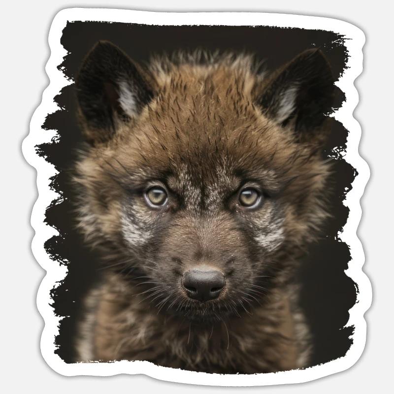 Wolves Wolf Sticker size S (10 x 10 cm)