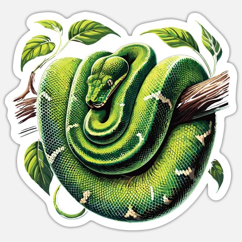 Serpent Sticker taille S (10 x 10 cm)