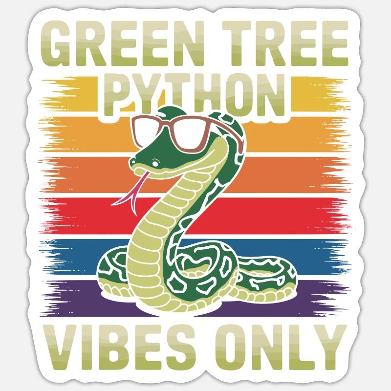 Snake Sticker size S (10 x 10 cm)