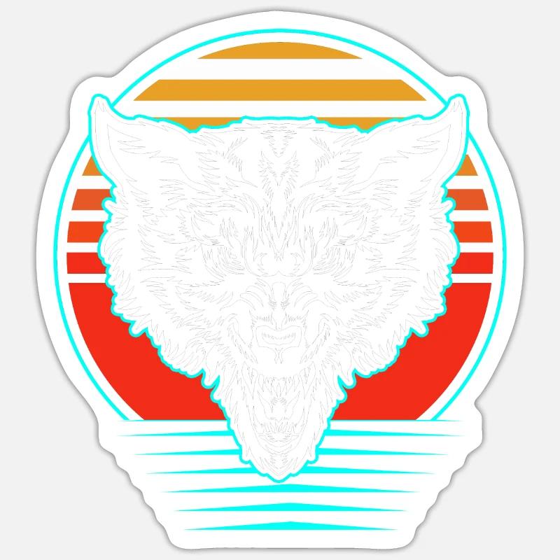Werwolf Sticker Größe S (10 x 10 cm)
