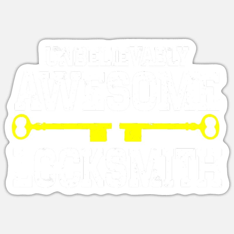 Locksmith Lockpicking Lockpicker Sticker Größe S (10 x 10 cm)