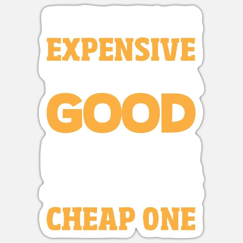 Glaser Geschenk - Sticker Größe S (10 x 10 cm) - Mattweiß