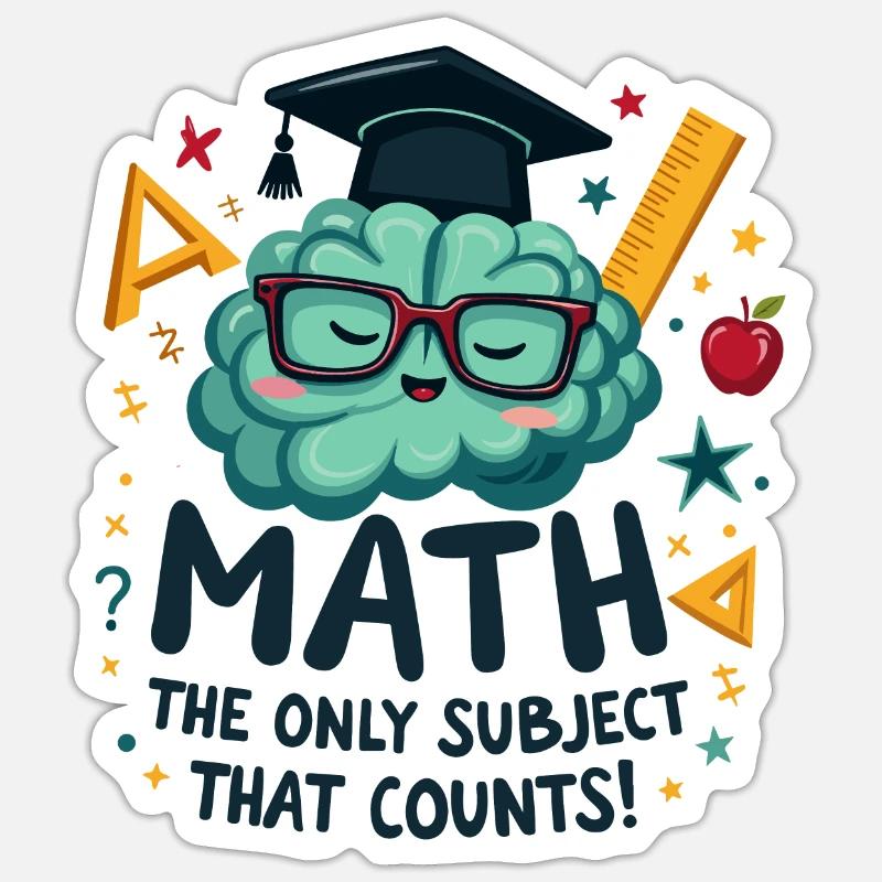 MATHEMATICS Sticker size S (10 x 10 cm)