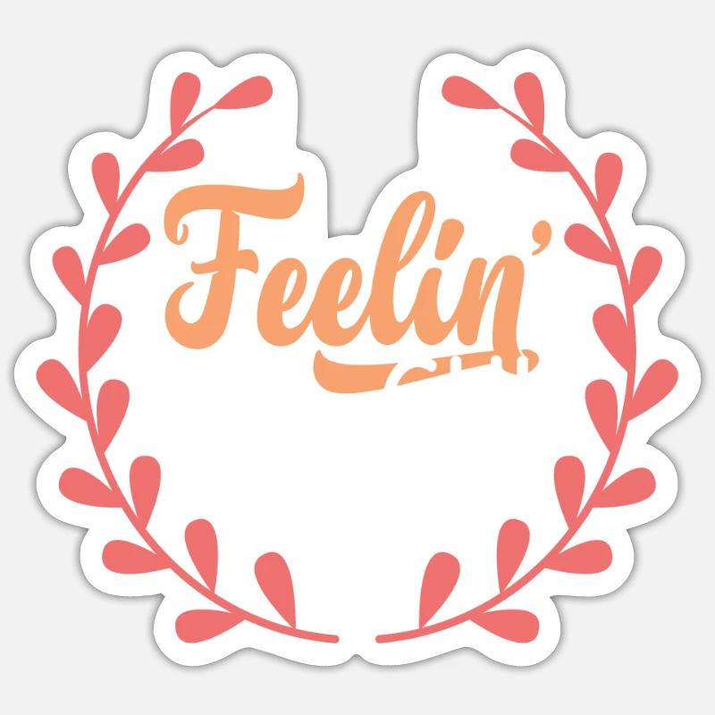 Feelin' Speechie Orthophonie - Sticker taille S (10 x 10 cm) - blanc mat