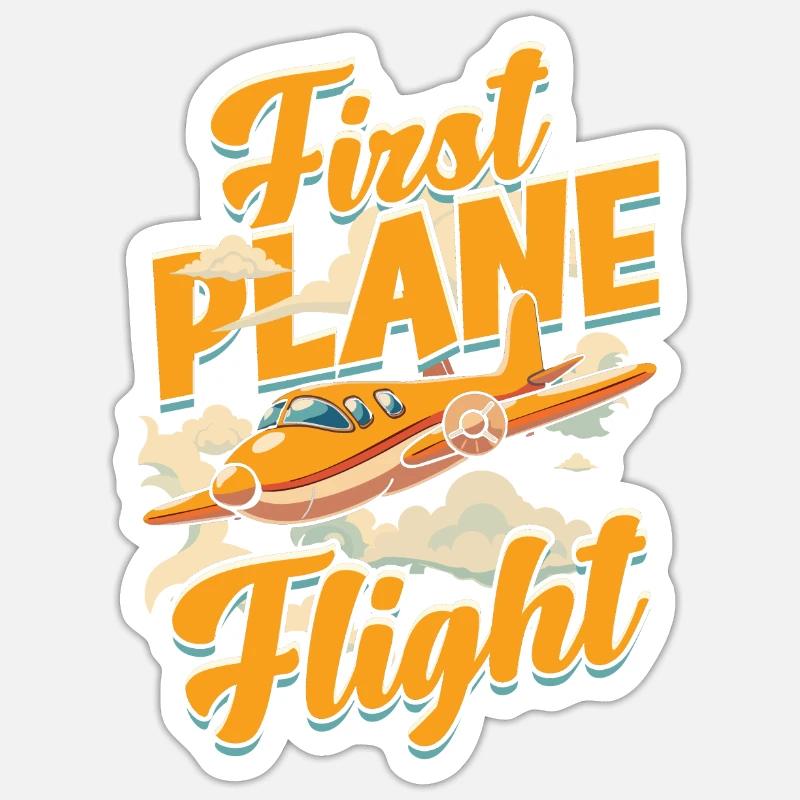 Første flyflyvning Sticker