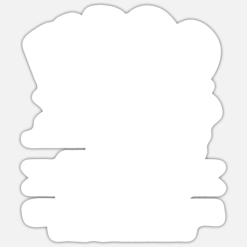 Orthophoniste fabuleux - Sticker taille S (10 x 10 cm) - blanc mat