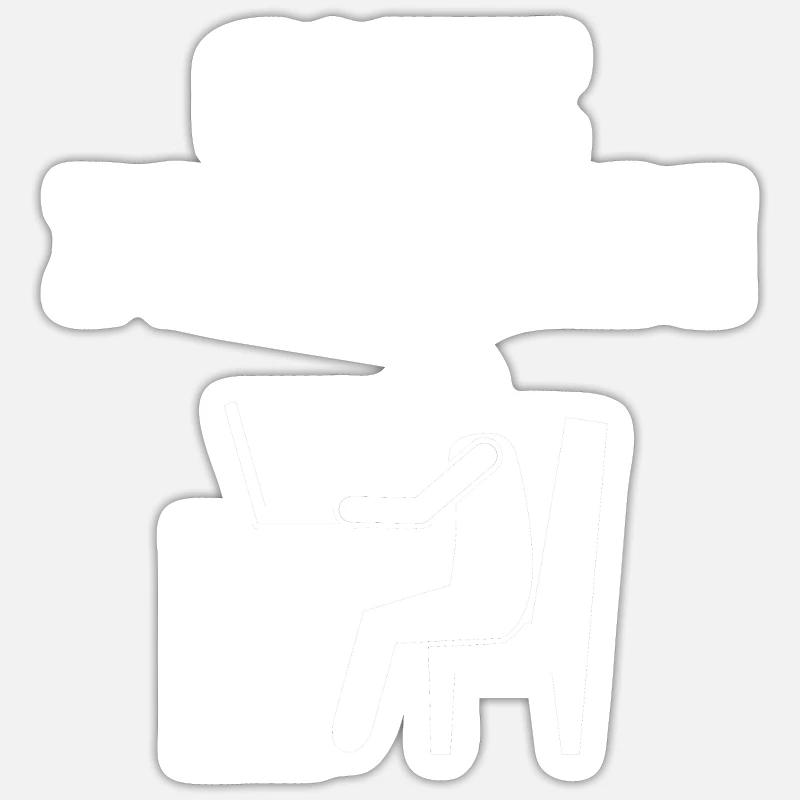 Cybersecurity Cyber Programmierer Hacker Sticker Größe S (10 x 10 cm)