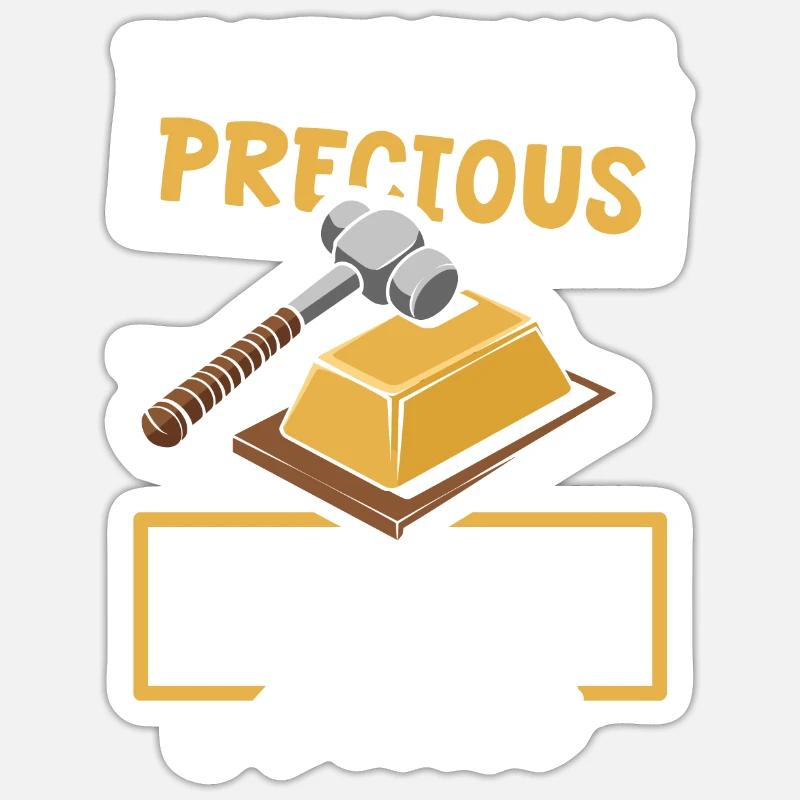 Orfèvre - Sticker taille S (10 x 10 cm) - blanc mat