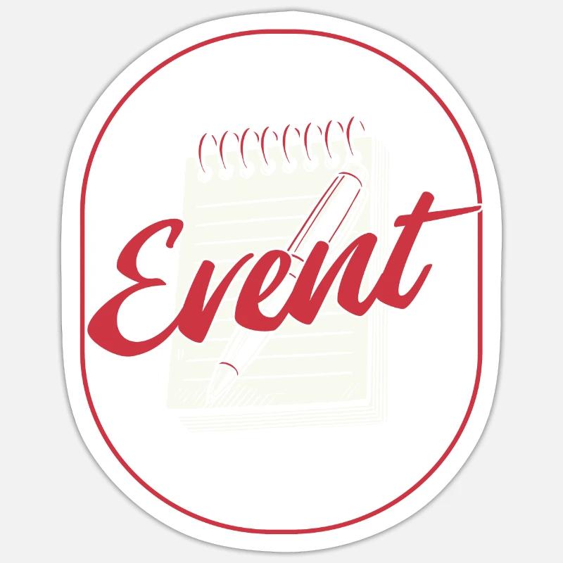 Event planner Sticker size S (10 x 10 cm)