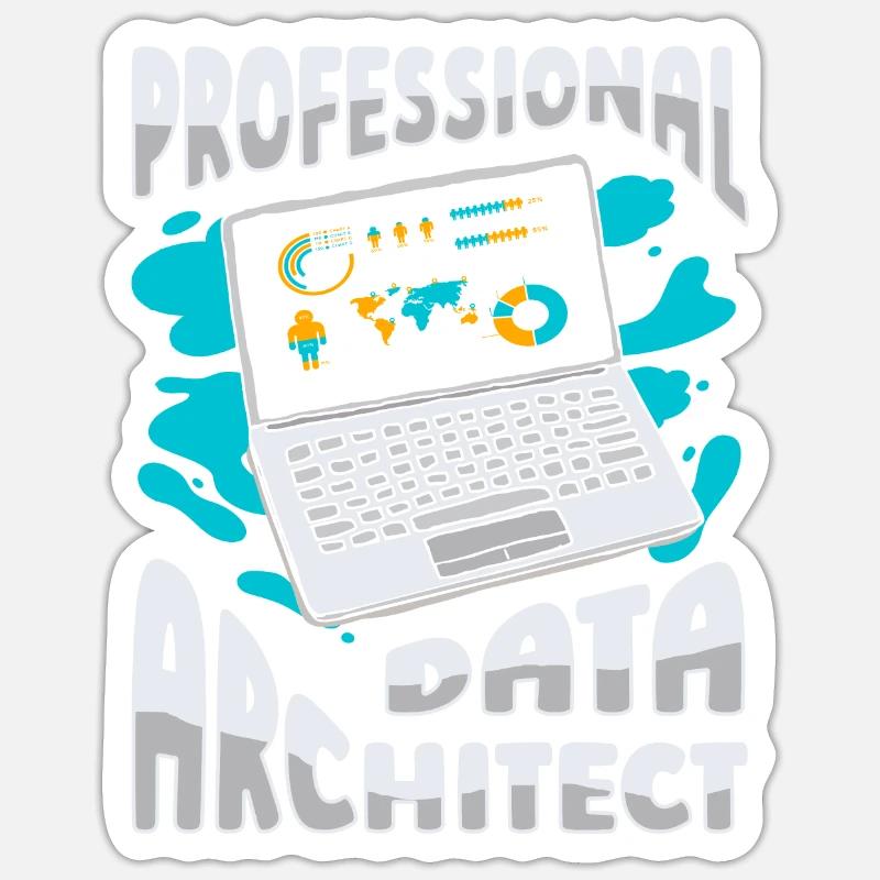 Database Architect Sticker size S (10 x 10 cm)