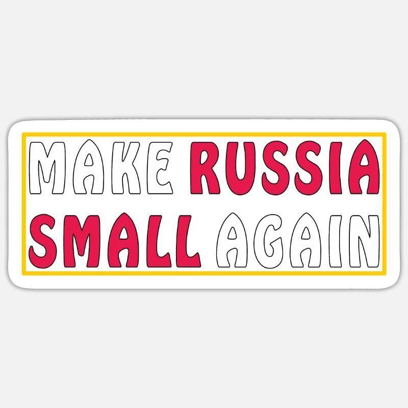 REDONNER À LA RUSSIE SA TAILLE Sticker taille S (10 x 10 cm)