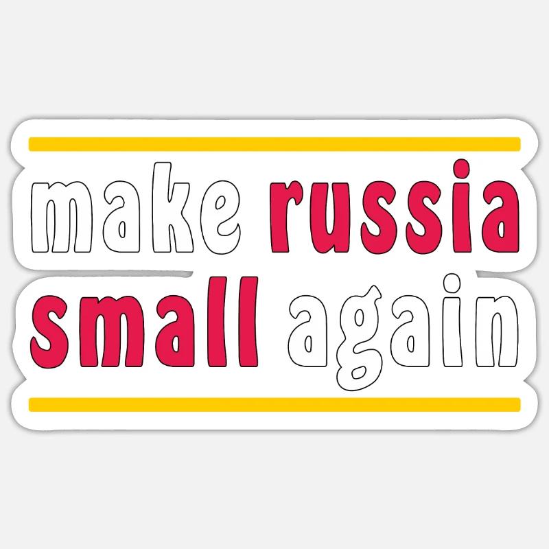 REDONNER À LA RUSSIE SA TAILLE Sticker taille S (10 x 10 cm)