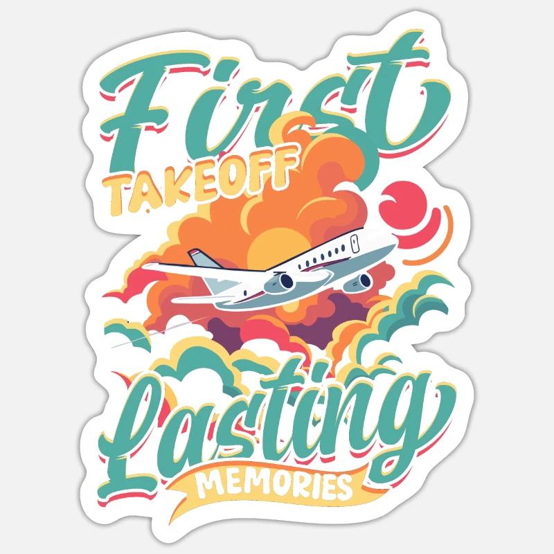 Første flyflyvning Sticker