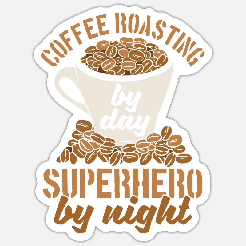 Coffee roasters - Sticker size S (10 x 10 cm) - white matte