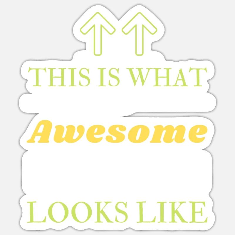 So sieht ein großartiger IT-Techniker aus Sticker Größe S (10 x 10 cm)