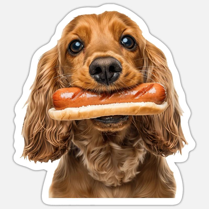 Cocker Spaniel - Sticker size S (10 x 10 cm) - white matte