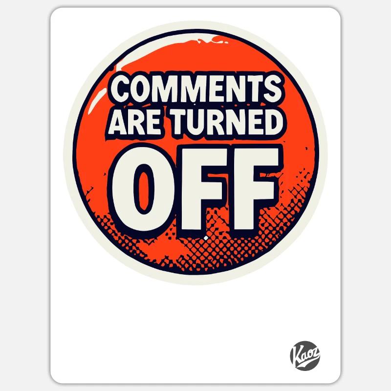 Comments Off on Red Button Sticker size S (10 x 10 cm)