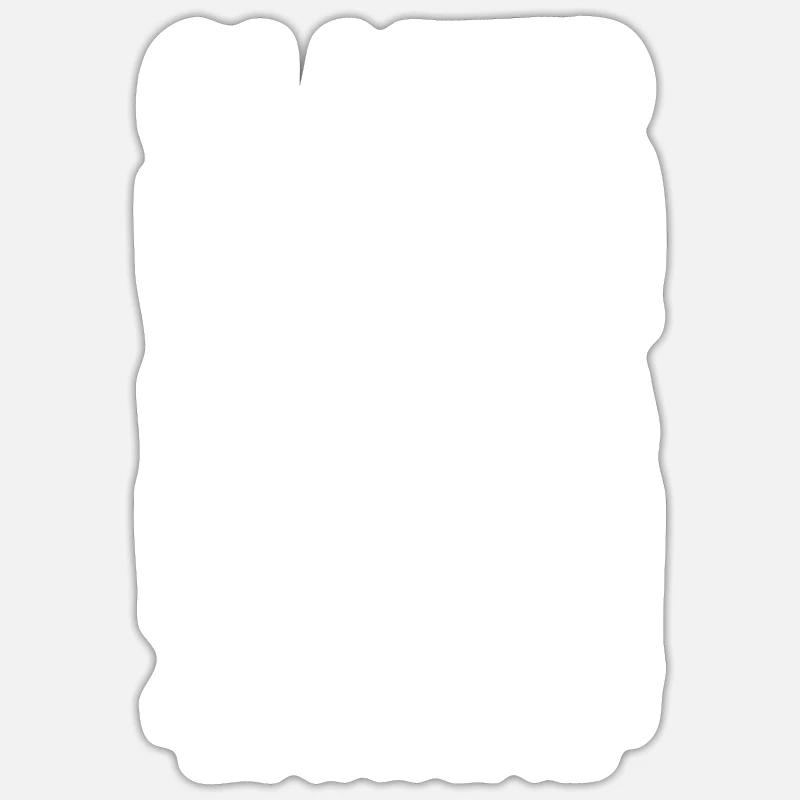 Glaser Geschenk - Sticker Größe S (10 x 10 cm) - Mattweiß