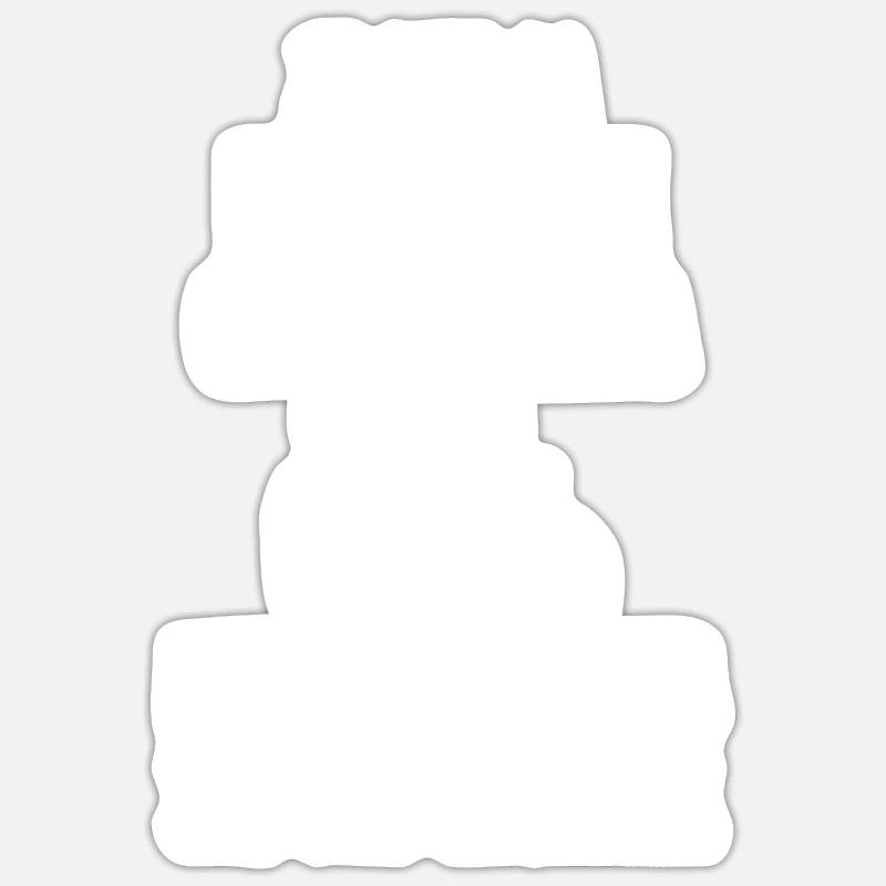 Proof That My Daddy Tractor | Farmer Dad - Sticker size S (10 x 10 cm) - white matte
