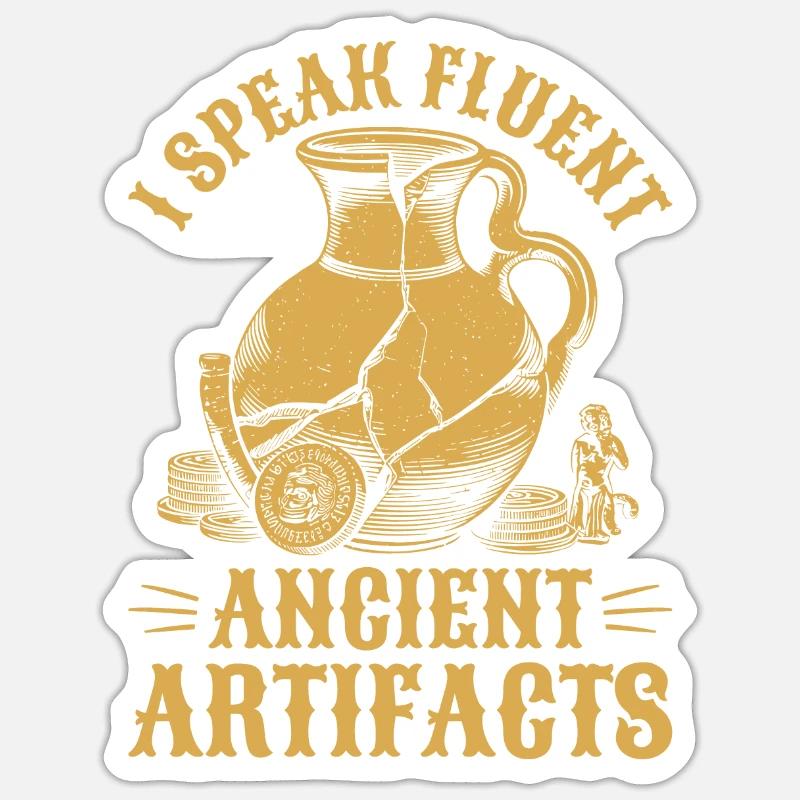 Curator - Sticker size S (10 x 10 cm) - white matte