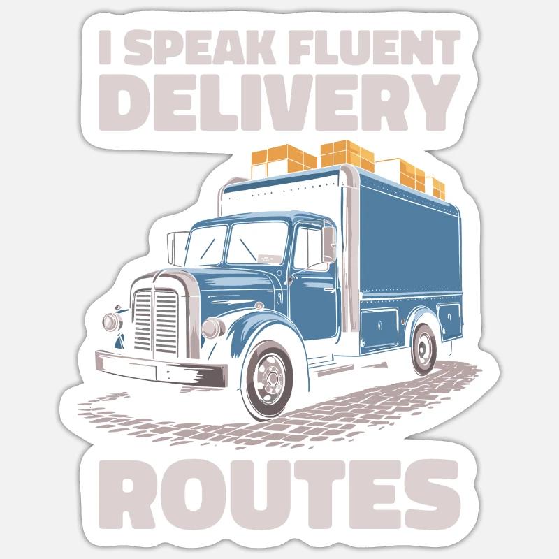 Messenger - Sticker size S (10 x 10 cm) - white matte