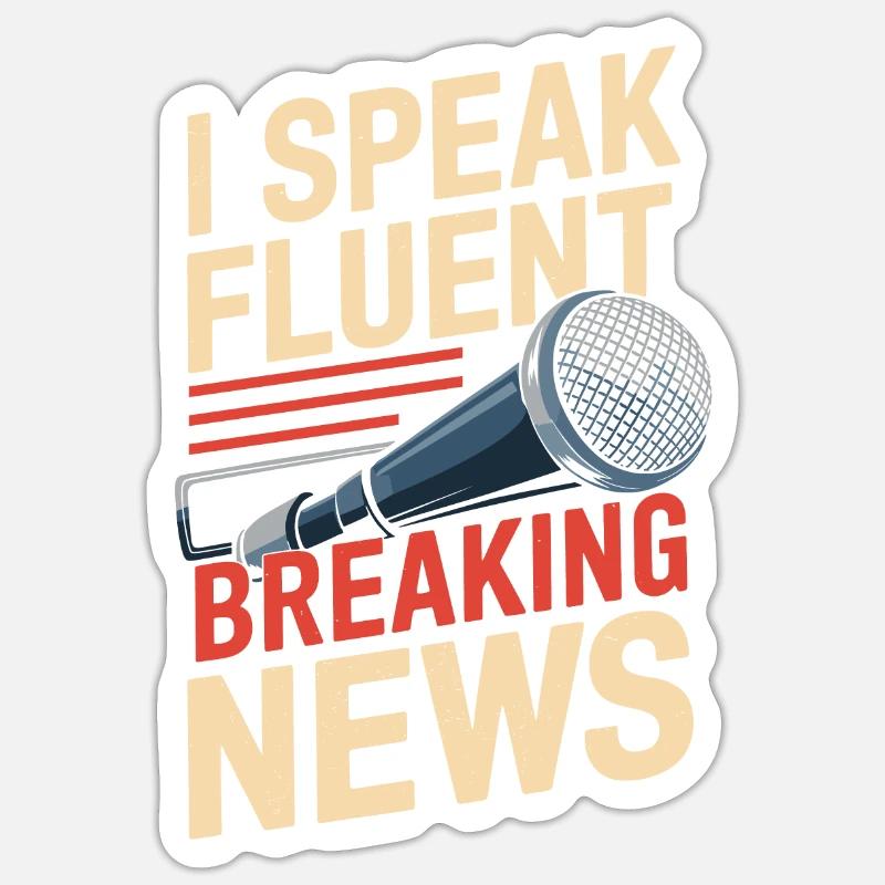 Moderator - Sticker Größe S (10 x 10 cm) - Mattweiß