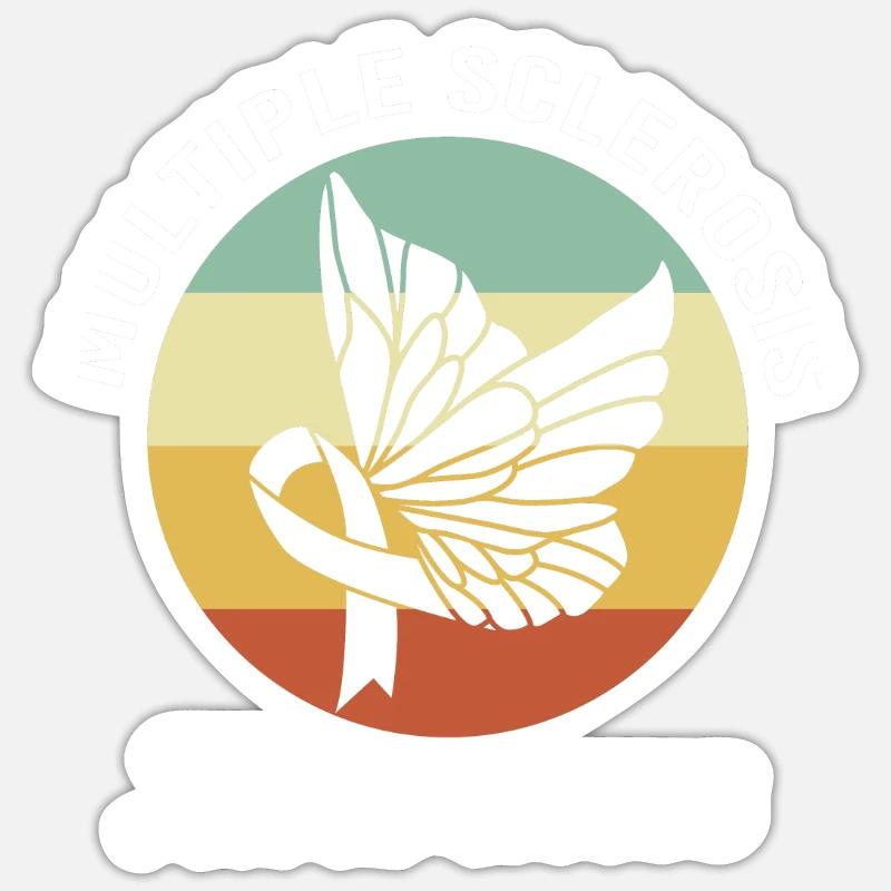 Multiple Sclerosis MS Sticker size S (10 x 10 cm)