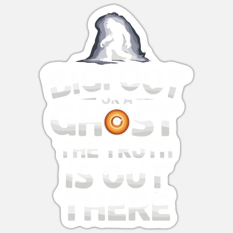 Bigfoot Believer Sasquatch Cryptid Forest Creature Sticker size S (10 x 10 cm)
