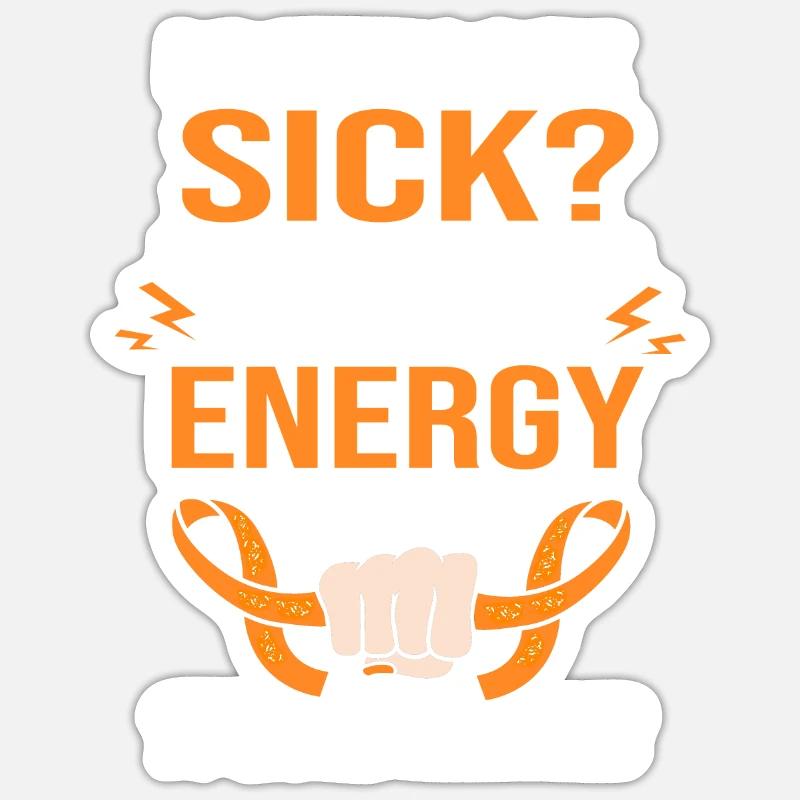 Multiple Sklerose MS - Sticker Größe S (10 x 10 cm) - Mattweiß