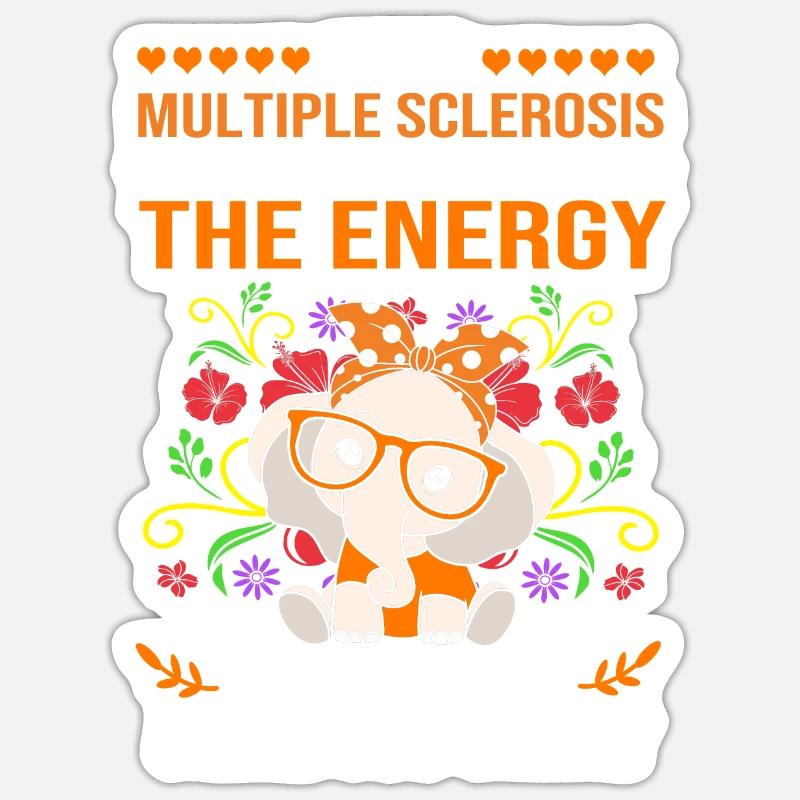 Multiple Sclerosis MS Sticker size S (10 x 10 cm)