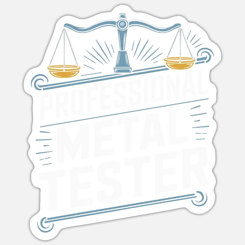 Examiner - Sticker size S (10 x 10 cm) - white matte