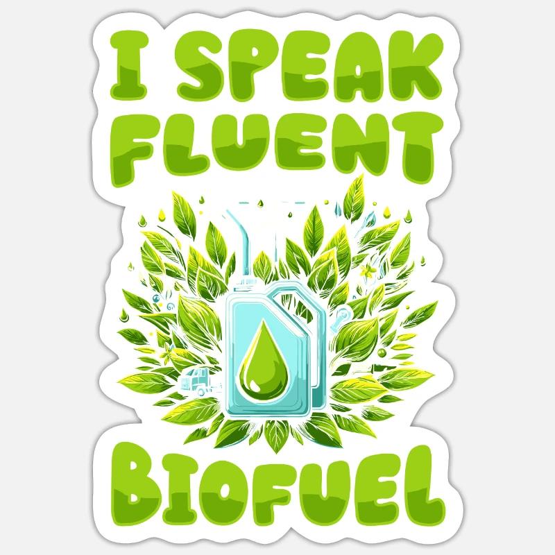 Biofuel Technician - Sticker size S (10 x 10 cm) - white matte