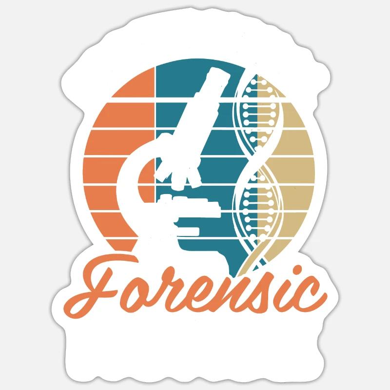 Forensic Nurse - Sticker size S (10 x 10 cm) - white matte