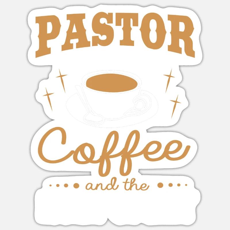 Pasteur - Sticker taille S (10 x 10 cm) - blanc mat