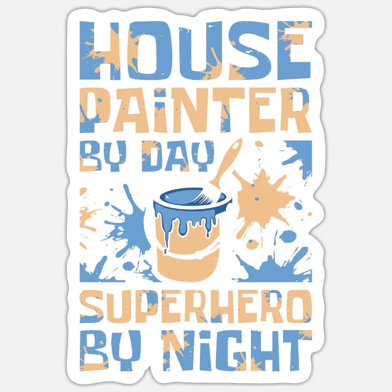 Painter Sticker size S (10 x 10 cm)