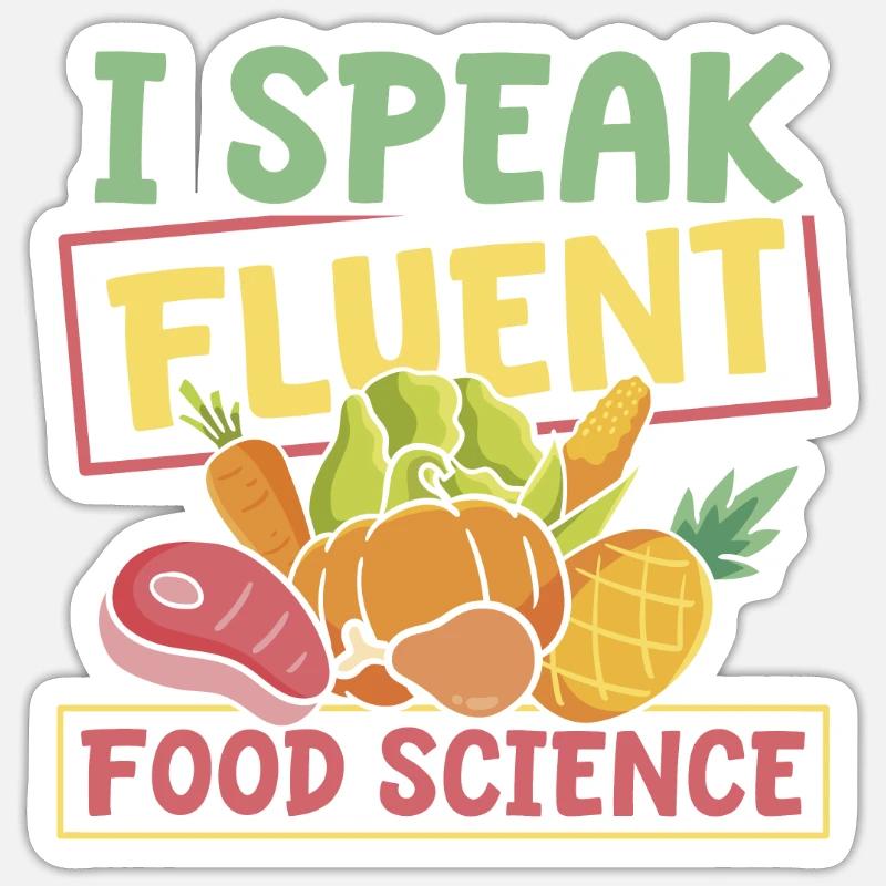 Lebensmitteltechniker Sticker Größe S (10 x 10 cm)