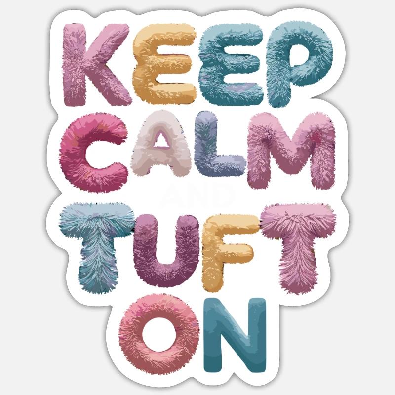 Diy-teppich Lustiger Teppich Tufting Sticker Größe S (10 x 10 cm)