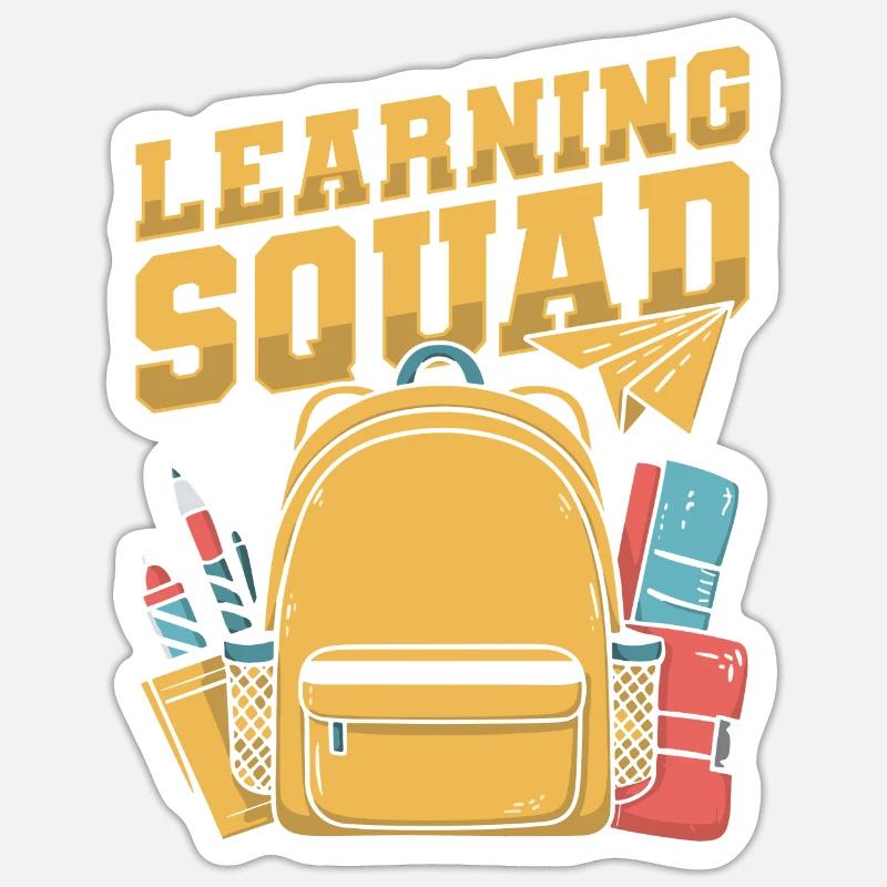 Pedagogue Kader - Sticker size S (10 x 10 cm) - white matte
