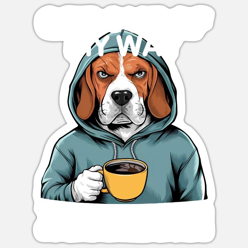 Sticker Größe S (10 x 10 cm) - 
