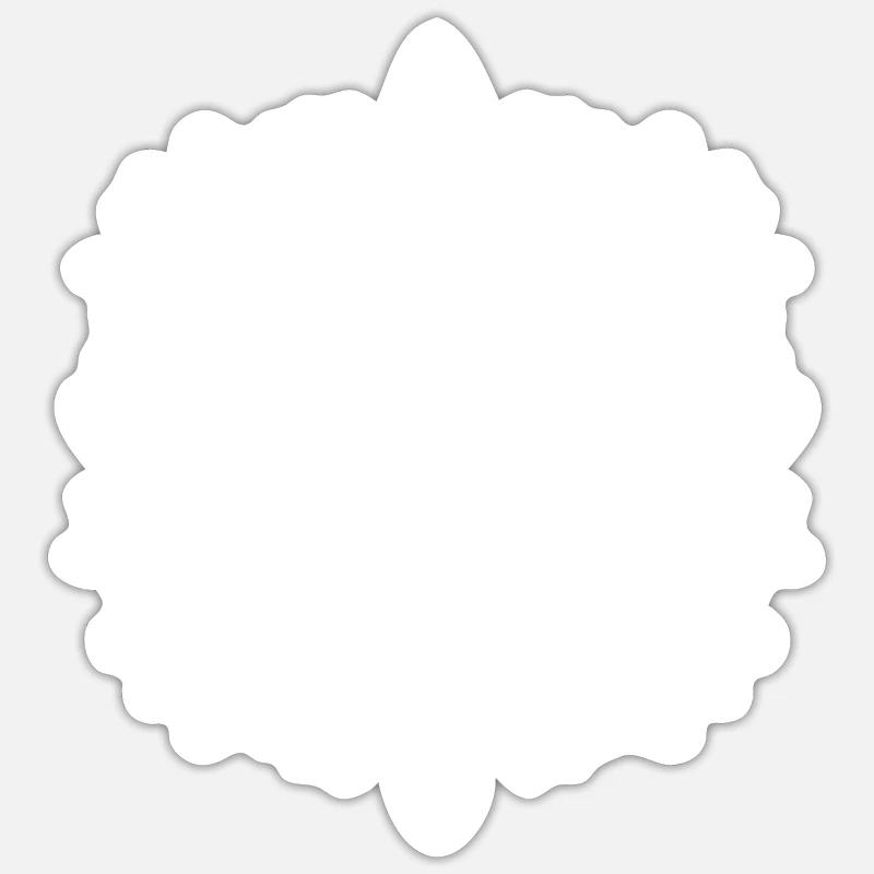 God is My Guide - Sticker size S (10 x 10 cm) - white matte