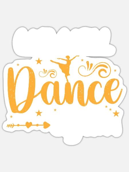We Will Dance Again Retro Womens Mens - Sticker Größe S (10 x 10 cm) - Mattweiß