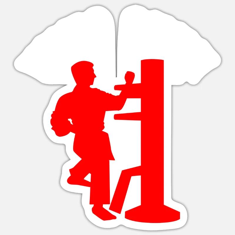 Wing Chun - Sticker size S (10 x 10 cm) - white matte