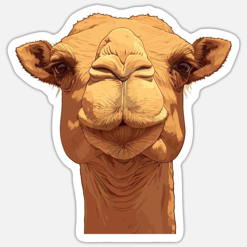 Camel Kamele Kamel Sticker Größe S (10 x 10 cm)