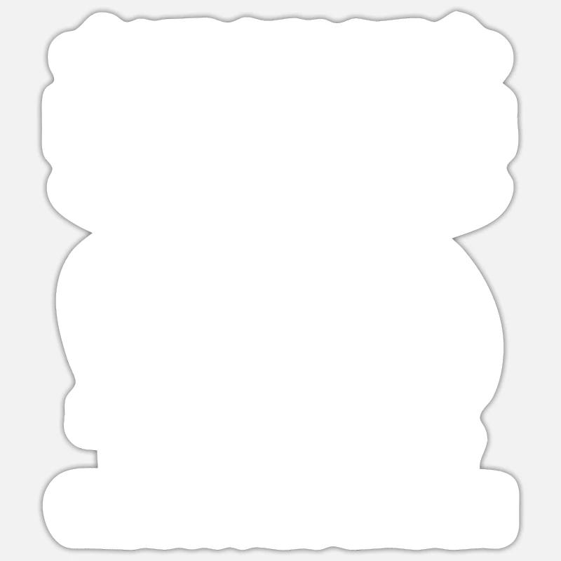 Töchter Tochter - Sticker Größe S (10 x 10 cm) - Mattweiß