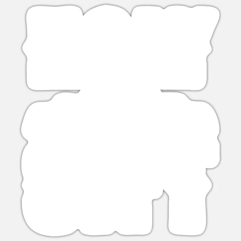 Pfeilspitzen Sammler Pfeilspitzen Sammlung - Sticker Größe S (10 x 10 cm) - Mattweiß