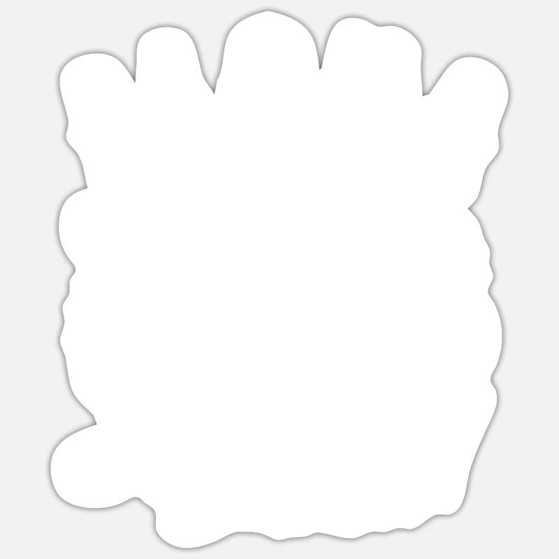 Manta rays, stingrays - Sticker size S (10 x 10 cm) - white matte