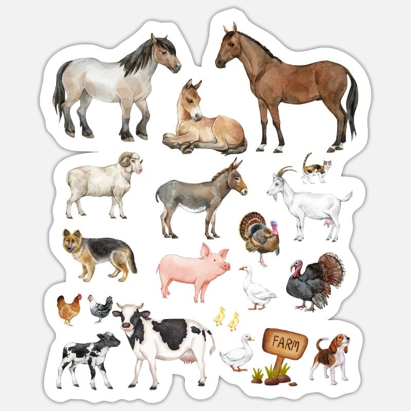 Sticker Größe S (10 x 10 cm) - 