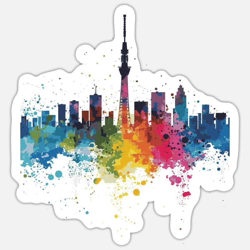 Ichihara - Sticker size S (10 x 10 cm) - white matte