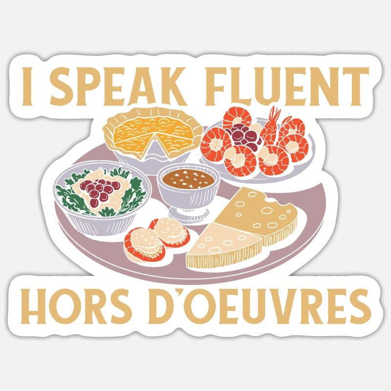 Caterer - Sticker size S (10 x 10 cm) - white matte