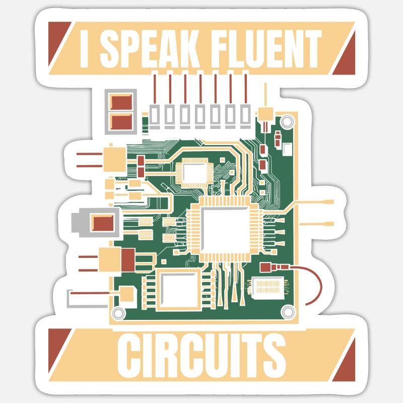 Hardware Engineer Sticker size S (10 x 10 cm)